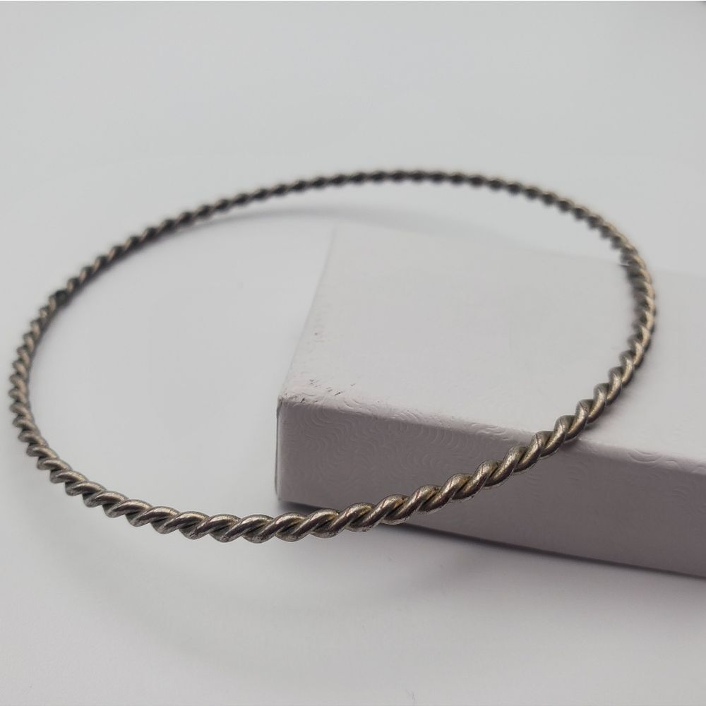 Barbed wire twisted bracelet bangle 💥 unisex‎ jewelry